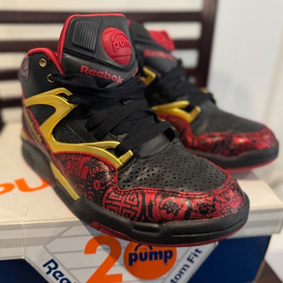 Rare Shoes ! Made for Chinese New Year ! Year of the OX ! Reebook Pump Shoes - Picture 7 of 9